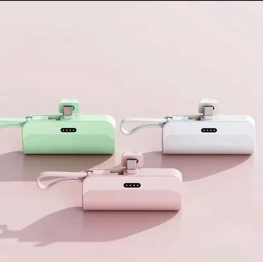 New Model 2 in 1 Quick Charger Mini Pocket Capsule
Mobile Power Bank With Plug Stand - Everyday essentials