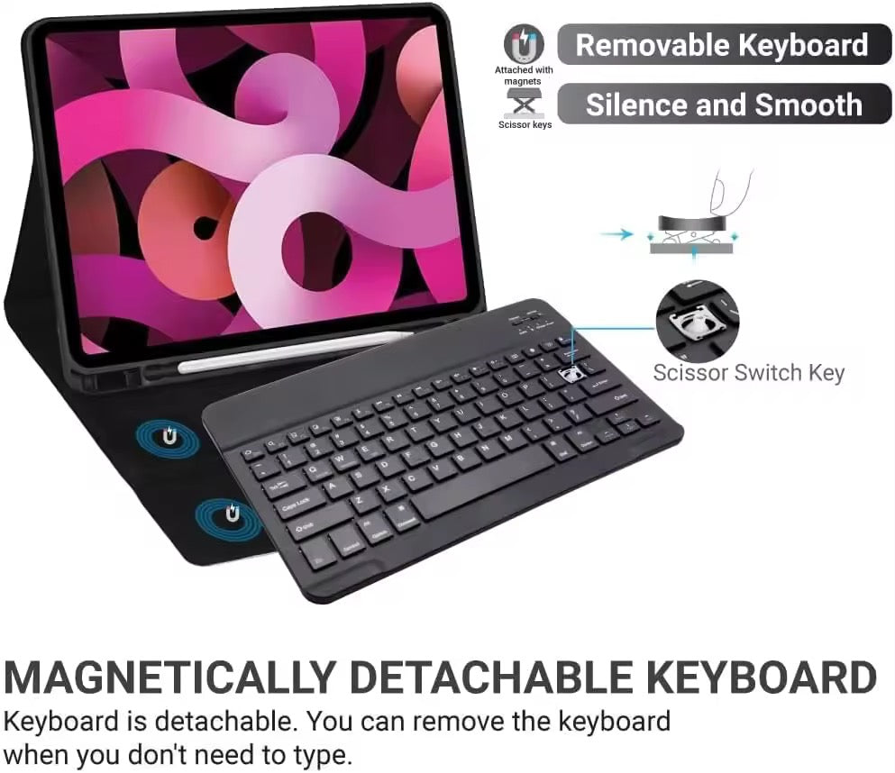 Wireless Bluetooth keyboard for iPads and tablets. - Everyday essentials