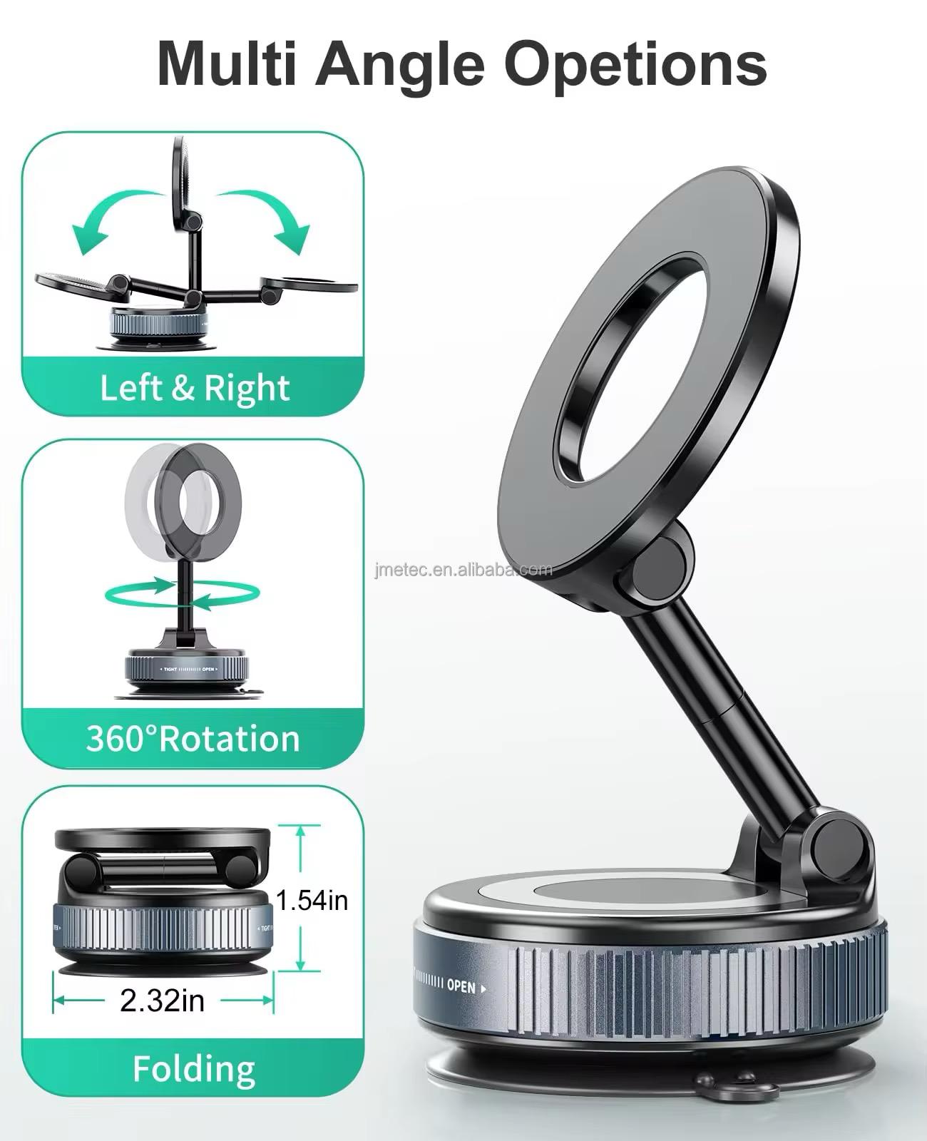 Universal Car Mount Phone Holder – 360° Rotating Dashboard & Air Vent Mount - Everyday essentials