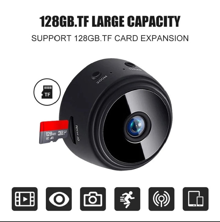 WiFi Mini Security Camera – Compact Wireless Camera with Micro SD Support - Everyday essentials